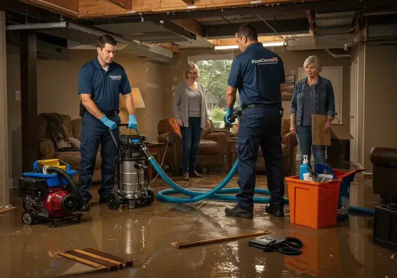 Basement Water Extraction and Removal Techniques process in Bradner, OH